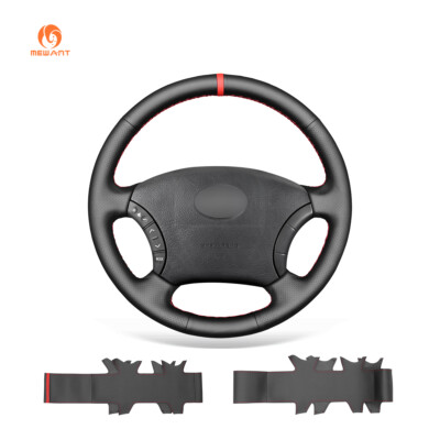 Custom PU Leather Car Steering Wheel Cover Wrap for Toyota Land Cruiser Prado