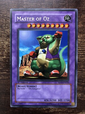 yugioh master of oz deck Yugioh Master of Oz SOD-EN035 Rare 1st Edition NM