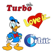 Chewing gum Turbo / Donald / Love Is / Orbit - 5-10-20pcs - by the piece