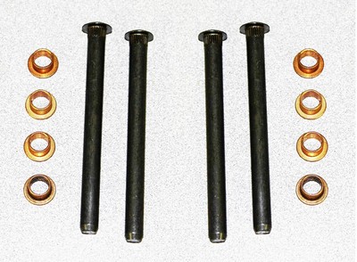 NEW! 1965 - 1973 Mustang Door Hinge Repair Rebuild Kit, Pins, Bushings 12 pc set