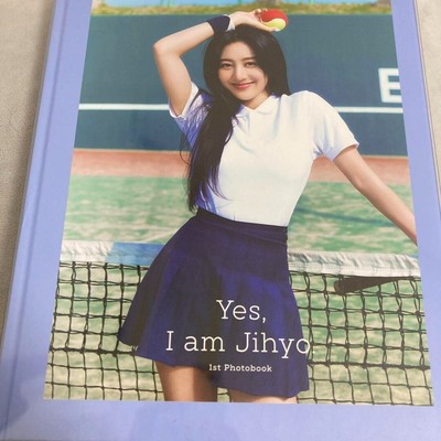 TWICE Yes I am Jihyo 1st Photobook Cobalt Blue Ver. Global K-pop 