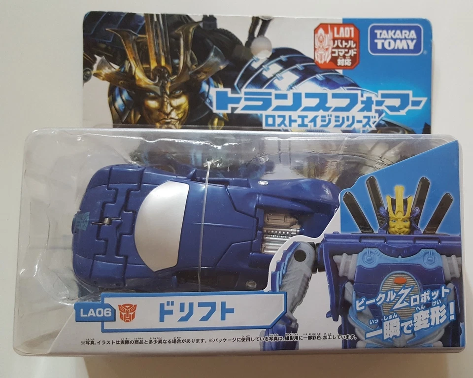 Transformers: Drift Lost Age Ser. LA-06 One Step Changer Takara Tomy FIGURE Gd26 - Immagine 2 di 3