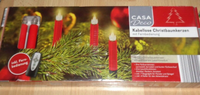 15 Led Weihnachtsbaumkerzen,Warmweiss,Flacker,Deko,Fernbedienung,Batterie,Neu!