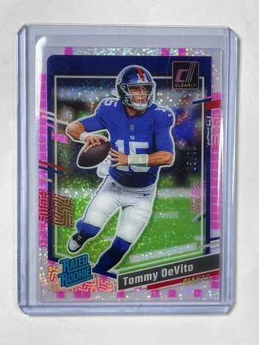 TOMMY DEVITO 2023 PANINI CLEARLY DONRUSS #97 ROOKIE PINK 05/10 RC