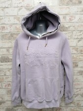 Superdry Purple Cotton Fleece Hoodie Size UK 16