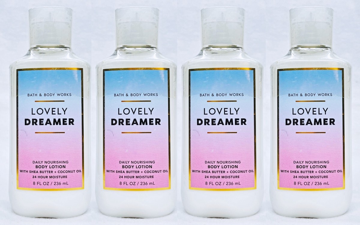 4 Bath & Body Works LOVELY DREAMER 24HR Moisture Body Lotion Cream