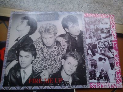 LP ROMAN HOLLIDAY FIRE ME UP + INNER SLEEVE IVE 1985 HOLLAND EX+/EX