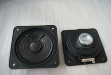 2pcs 4"inch 4  15W Ultra-thin neodymium Mid bass speaker Square Loudspeaker