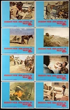BILLY TWO HATS Movie Lobby Card Poster Set Gregory Peck Western Kiowa