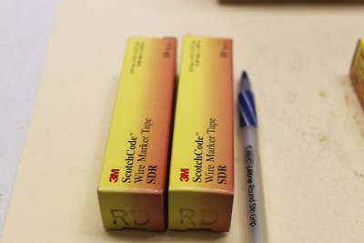 3M Scotchcode SDR-RD Wire Marker Tape Refill Roll, Red 10 ROLLS EA BOX- BUY BOTH