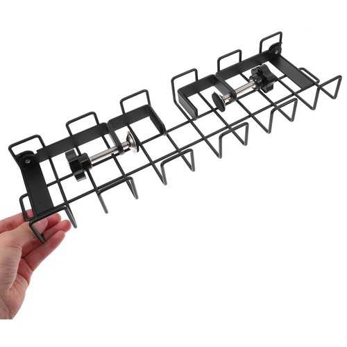 2 Pack Table Clip Socket Storage Rack Office Cable under Desk Organiser - Afbeelding 12 van 12