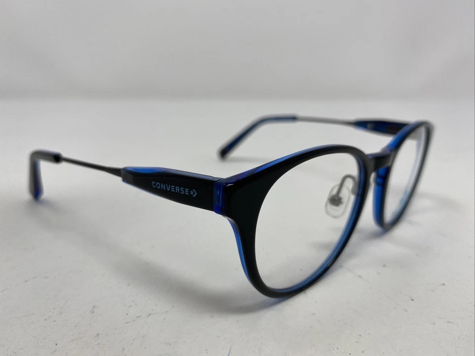 Marco de gafas de borde completo de plástico Converse K307 NEGRO/AZUL 46-17-135 FJ93 Foto 3 de 4