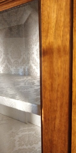 vetrina vintage a due ante in legno massello - Imagen 4 de 10