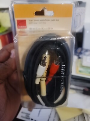 Scart stereo audio/ video cable 2m