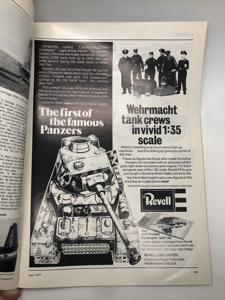 Airfix April 1977 aerial wargaming & russian tank designations free shipping  - Image 4 of 4