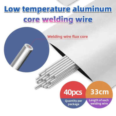 Aluminum Welding Rods Low Temperature Easy Melt Aluminum Welding Wire Flux Core