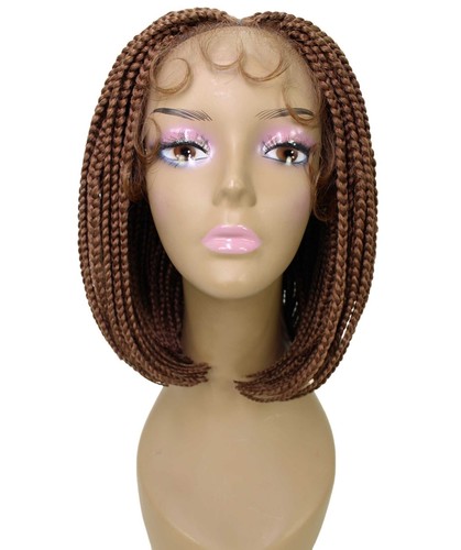 LUXLUXE Tiara gerade 12 Zoll lang 4X4 handgebundene Spitze geflochtene Perücke, BLB-0140 - Bild 7 von 128