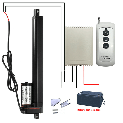 DC 12V 2~40" inch Elettrico Attuatori lineare motore 3000N 660lb Linear Actuator - Photo 5/37