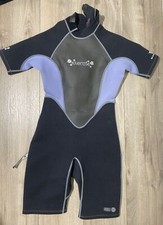 Women  s Water Wetsuit Execute Size L Gray Black Blue