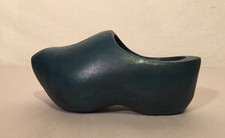 Vintage Wooden Holland Dutch Hand Carved Single Shoe Collectibles