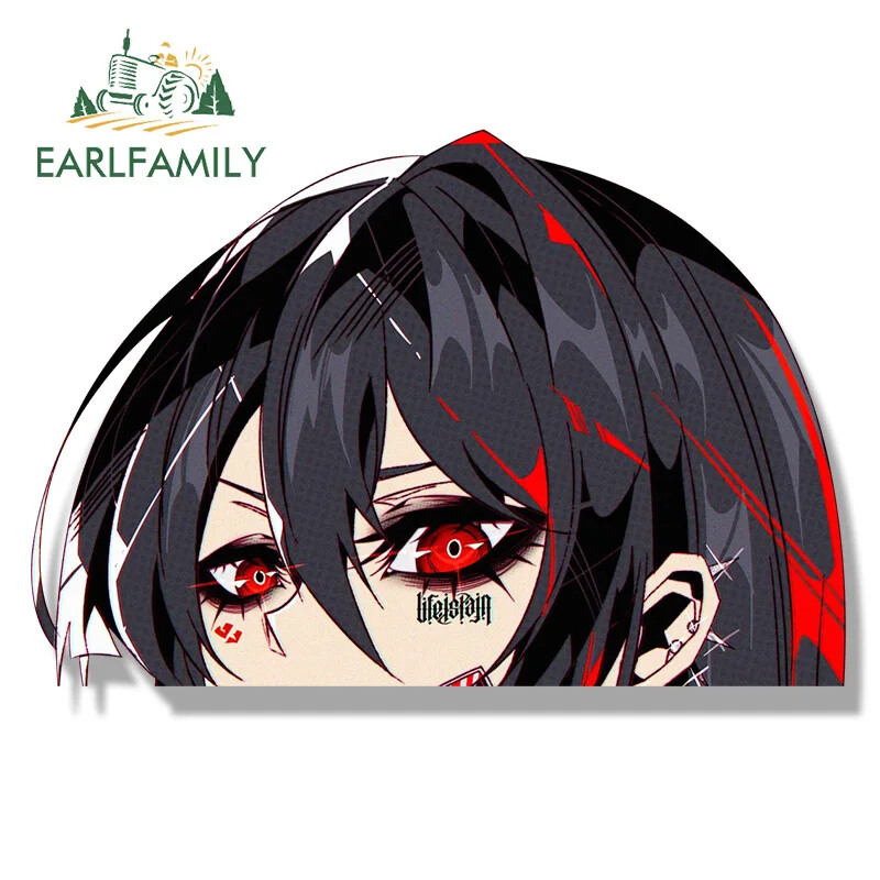 EARLFAMILY 5.1" Punk Akame Fanart Car Sticker Hot Anime Night Raid