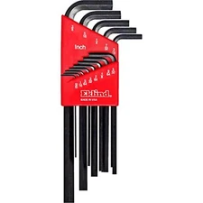 EKLIND 10213 Hex-L Key allen wrench - 13pc set SAE Inch Sizes .050-3/8 Long