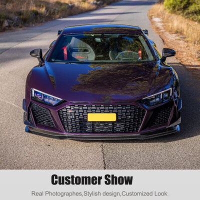 Audi R8 Purple With Spoiler