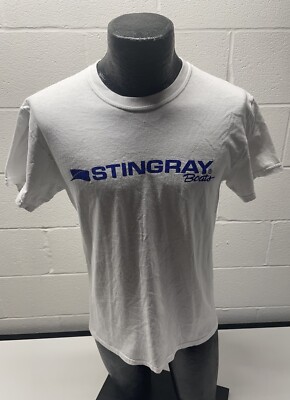 Stingray Boats Spell Out T-Shirt Medium Logo Short Sleeve Tee