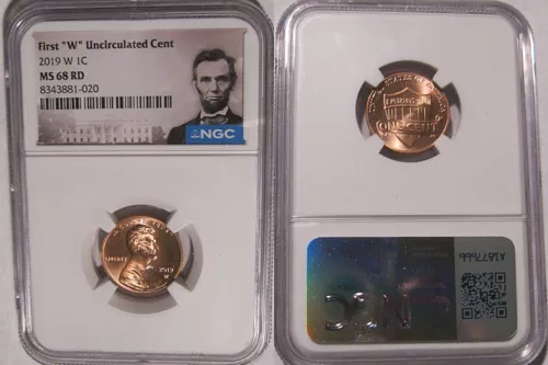 2019 W Lincoln Shield Cent 1c Uncirculated NGC MS 68 RD  West Point Mint