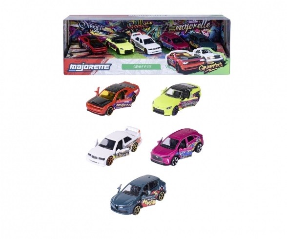 Majorette 8504105001 - Graffiti 5 Pieces Gift Pack - New