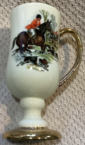 Fox Hunt Hunting Set Of 3 Fancy Mugs - Picture 3 of 13