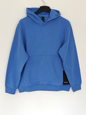 Lululemon Steady State Pullover Hoodie Blau Pool Medium 2267G Fleece