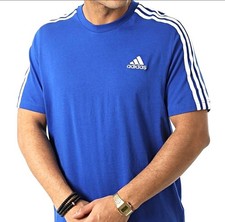 Excellent Condition MENS ADIDAS ORIGINALS ESSENTIALS 3 STRIPES SHIRT SIZE MED