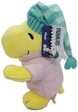 Peanuts Woodstock Plush in Pajamas with Sleep Hat Approx.11" tall