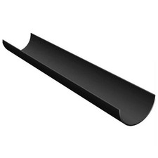 Rainwater Guttering Fittings Black 112mm Half Round & 68mm Downpipe UK Stock