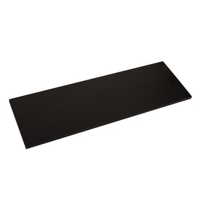 SSWBasics Laminated Black Melamine Shelf Board, 36 L x 12 W, Durable and