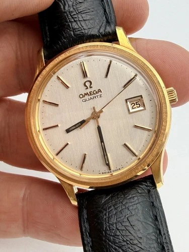1977 Omega Original Dial cal. 1342 Gold Filled / Steel Chevrolet Club SERVICED