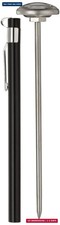 ST02 Stainless Steel Pocket Dial Thermometer, 5" Stem, 1" Dial, 0 to 220 Degrees