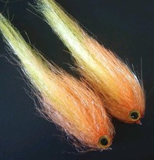 2- 5" Weedless Pike Peacock Bass  Striper Big Trout Flies 