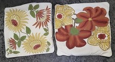 Grandin Road Sunflower Pillow Shams - Set of 2