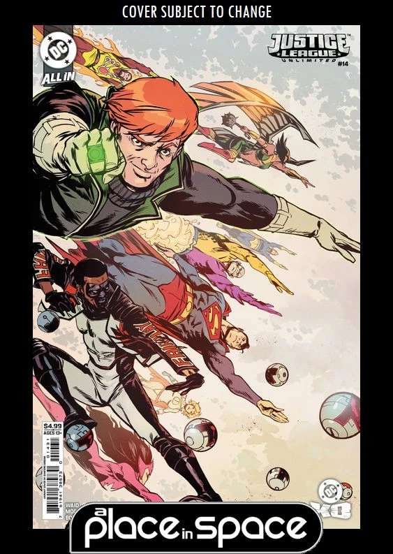 JUSTICE LEAGUE UNLIMITED #14B SANFORD GREENE VARIANT (DC K.O.) (WK52)
