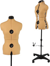 Turmeric Adjustable Dress Form Mannequin for Sewing Female Size 6-14, Pinnable M