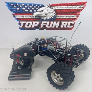 Traxxas E max Brushed Rc Monster Truck 1/10 Scale 4x4 RTR W/ RollCage