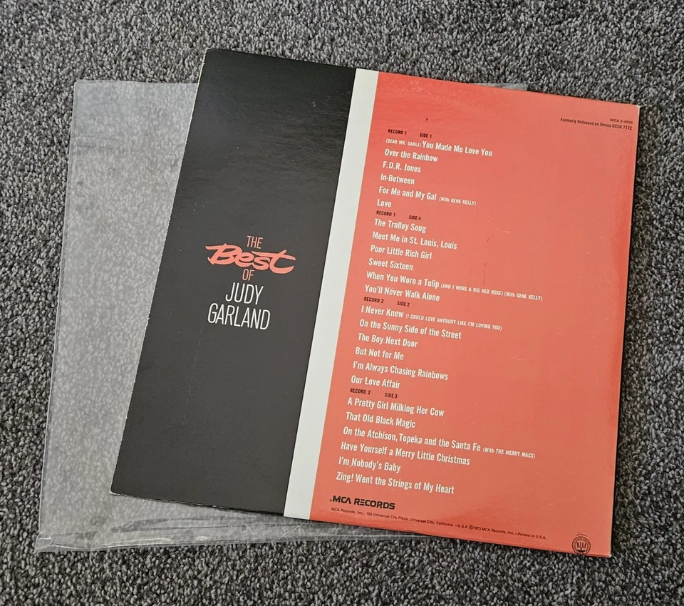 Джуди Гарленд лучшее из Джуди Гарленд винтажный винил 1963 L@@K! - Изображение 4 из 4