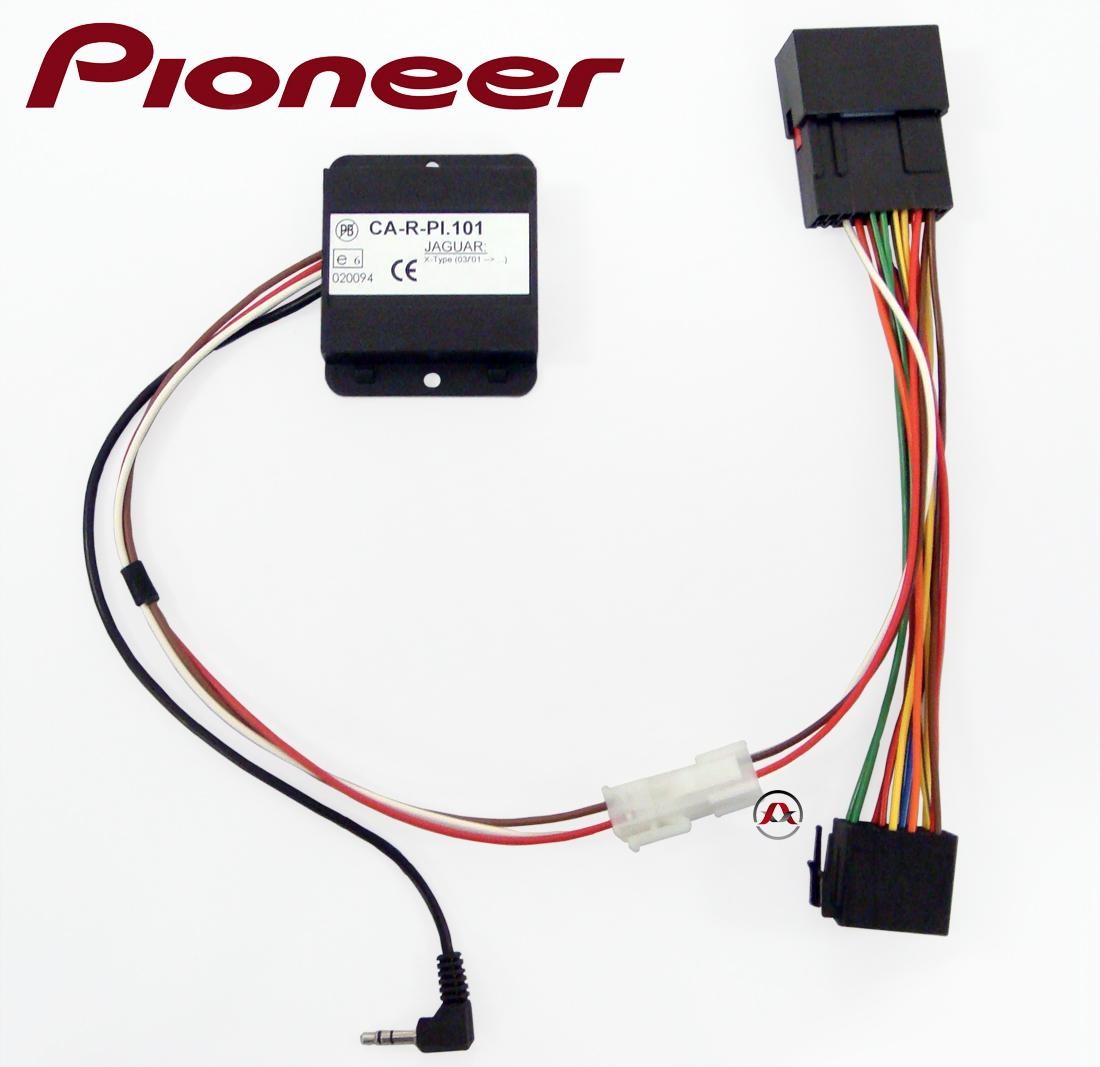 Interface commande au volant pour Jaguar X-Type compatible autoradio ISO