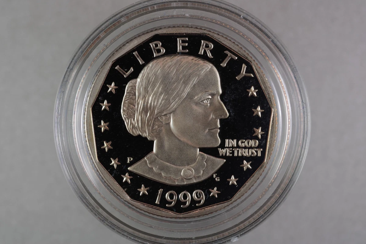 Uncirculated 1999 Susan B Anthony Dollars (1979-1981, 1999) for