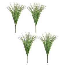 7-Head Artificial Green Plants for Front Door Porch Garden Table Decor