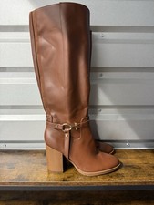 Unisa UnTierni Women s 10 M Brown Tall Calf Boots No Box