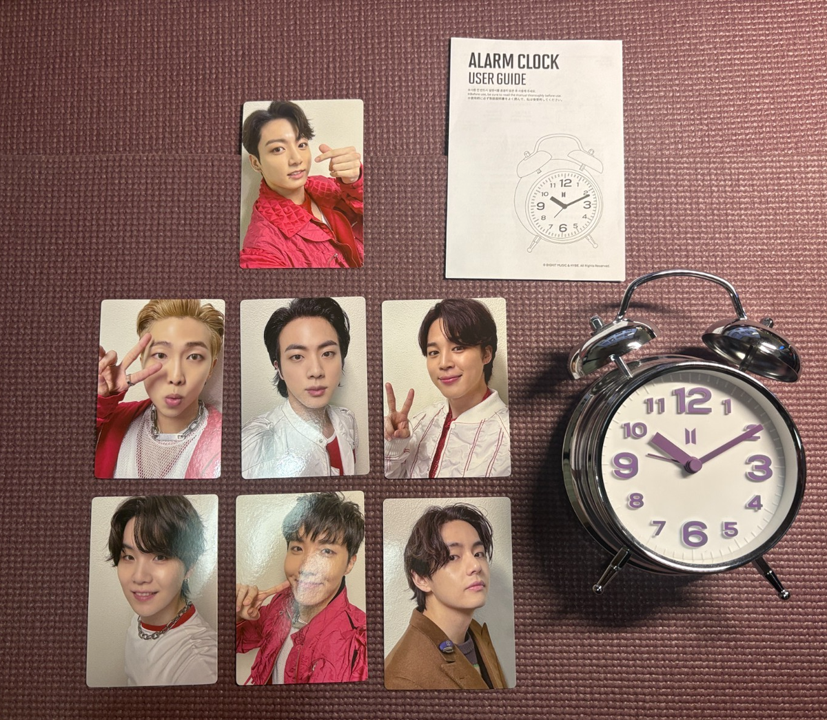 【BTS】MERCH BOX #9 BTS OFFICIAL MERCH BOX #9 Alarm Clock Full Set | eBay