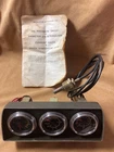 Vintage 1970's Stewart Warner NOS Lighted Gauge Cluster Package w/Instructions